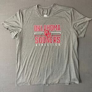 Oklahoma Sooners Captivating T-Shirt - Heather Gray 3XL